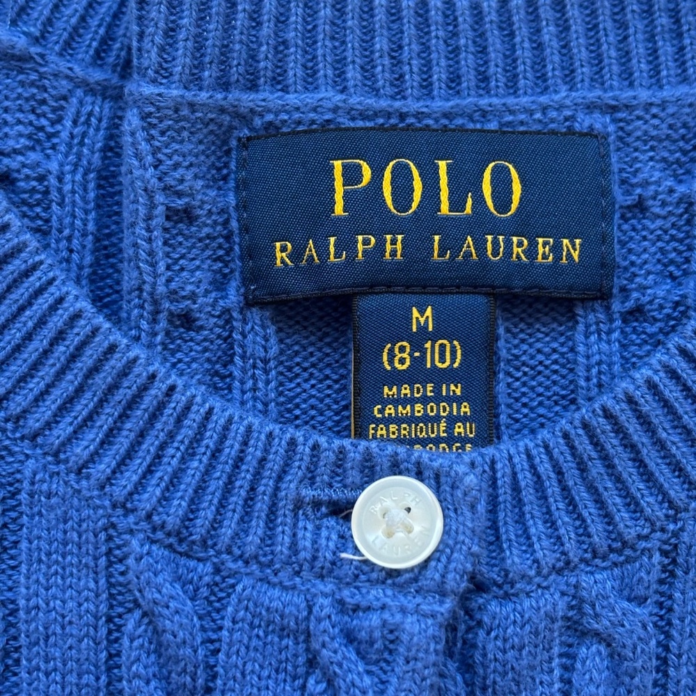 Polo Blue Cardigan Sweater - Picture 7 of 8